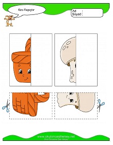 Kes Yapıştır Çalışma Sayfaları